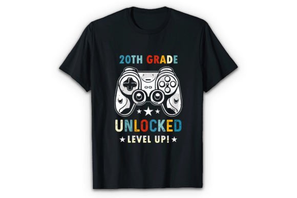 20th Grade Unlocked Level Up T-Shirt