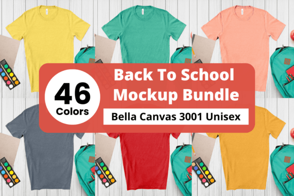 46 Bella Canvas Mockup Bundle