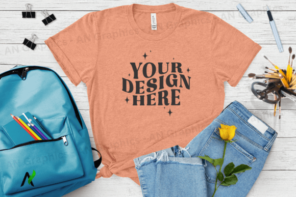 Bella Canvas 3413 Female Mockup