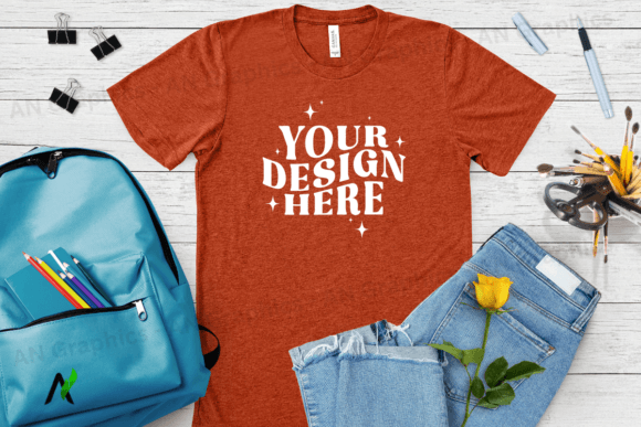 Bella Canvas 3413 Unisex Mockup - 006: A Professional Tool for T-Shirt Designers
