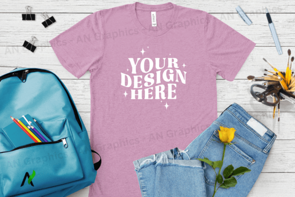 Bella Canvas 3413 Unisex Mockup - 020: A Professional Tool for Design Presentation