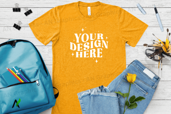 Bella Canvas 3413 Unisex Mockup - 029: A Professional Tool for T-Shirt Designers and Creators