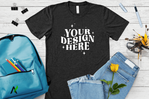 Bella Canvas 3413 Unisex Mockup - 039: A Professional Tool for T-Shirt Designers