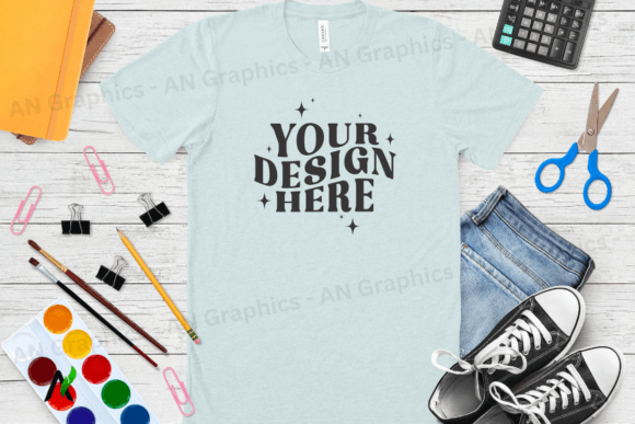 Bella Canvas 3413 Unisex Mockup - 070: A Professional Tool for T-Shirt Designers