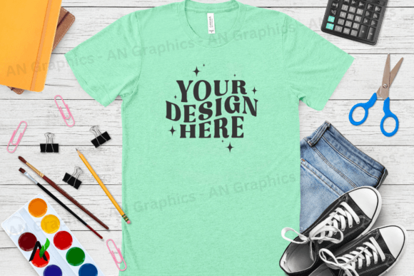 Bella Canvas 3413 Unisex Mockup - 076: A Professional Solution for T-Shirt Designers