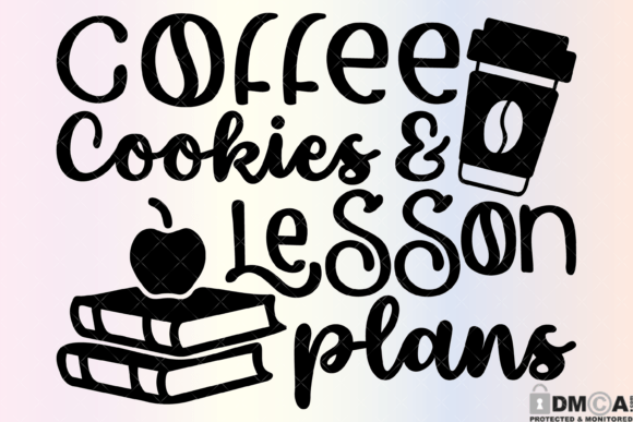 Coffee Cookies Lesson Plans SVG PNG for Cricut and More