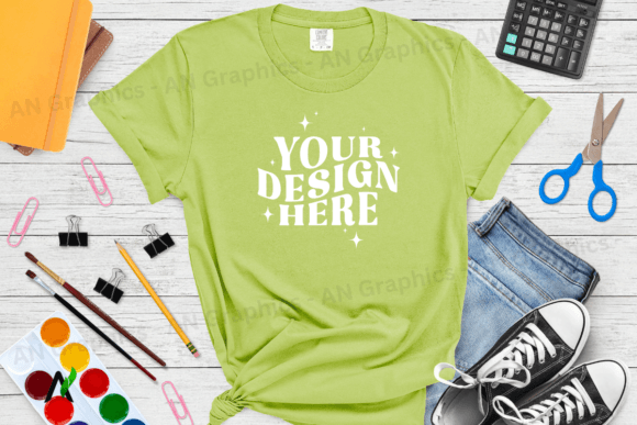 Comfort Colors 1717 Mockup - 0101: A High-Resolution T-Shirt Mockup for Designers and Creators