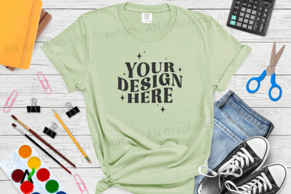 Comfort Colors 1717 Mockup - 080: The Ultimate T-Shirt Design Tool for Professionals