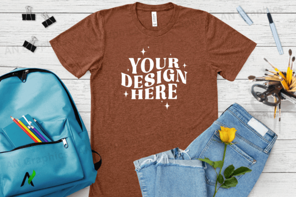 Enhancing Your Design Workflow with the Bella Canvas 3413 Unisex Mockup - 011