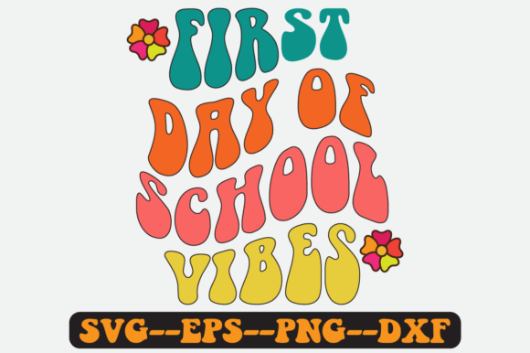 First Day of School Retro SVG
