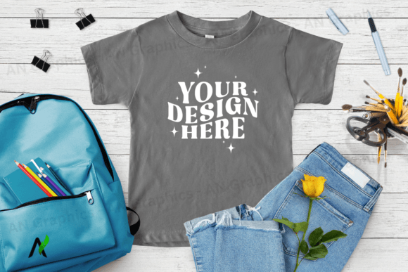 Kids Bella Canvas 3001B Mockup - 001