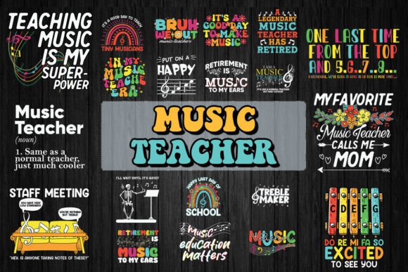 Music Teacher SVG Bundle: Strategic Use for Creative and Professional Goals